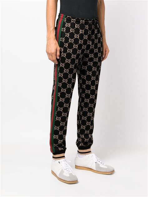 gucci black shorts|gucci track pants women's.